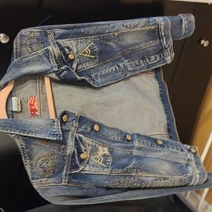 7 of all mankind jean jacket